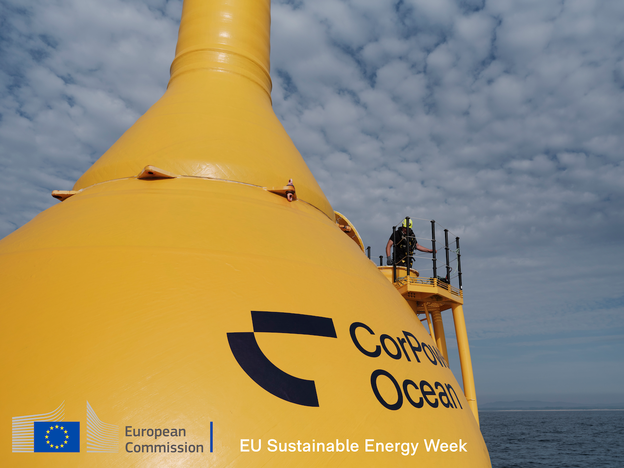 Ocean energy firm CorPower features at EU Sustainable Energy Week 2024